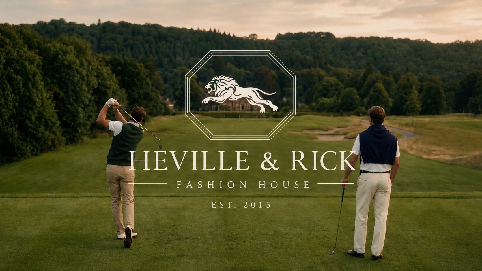 The Heville & Rick lion in its octagon, from the house’s years as a fashion house